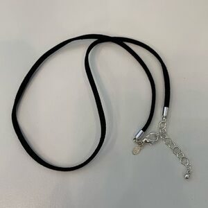 Premier Design Black Leather Necklace